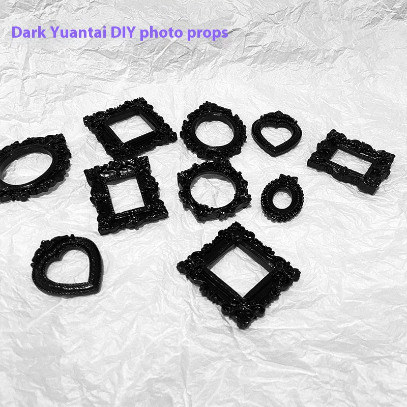 Dark Element Specimen Decorative Picture Frame for Jewelry and Photography Backdrop