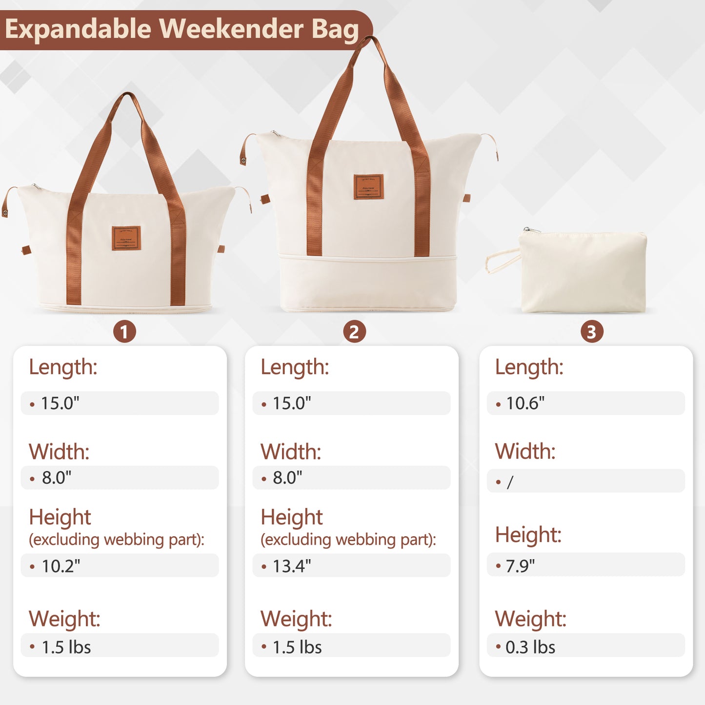Expandable Hardshell Luggage Set - 6 Piece Suitcase Set