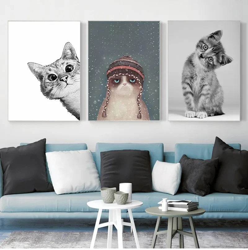 Living Room Decorative Canvas Paintings for Dining & Bedroom - Unframed, Multiple Styles & Sizes