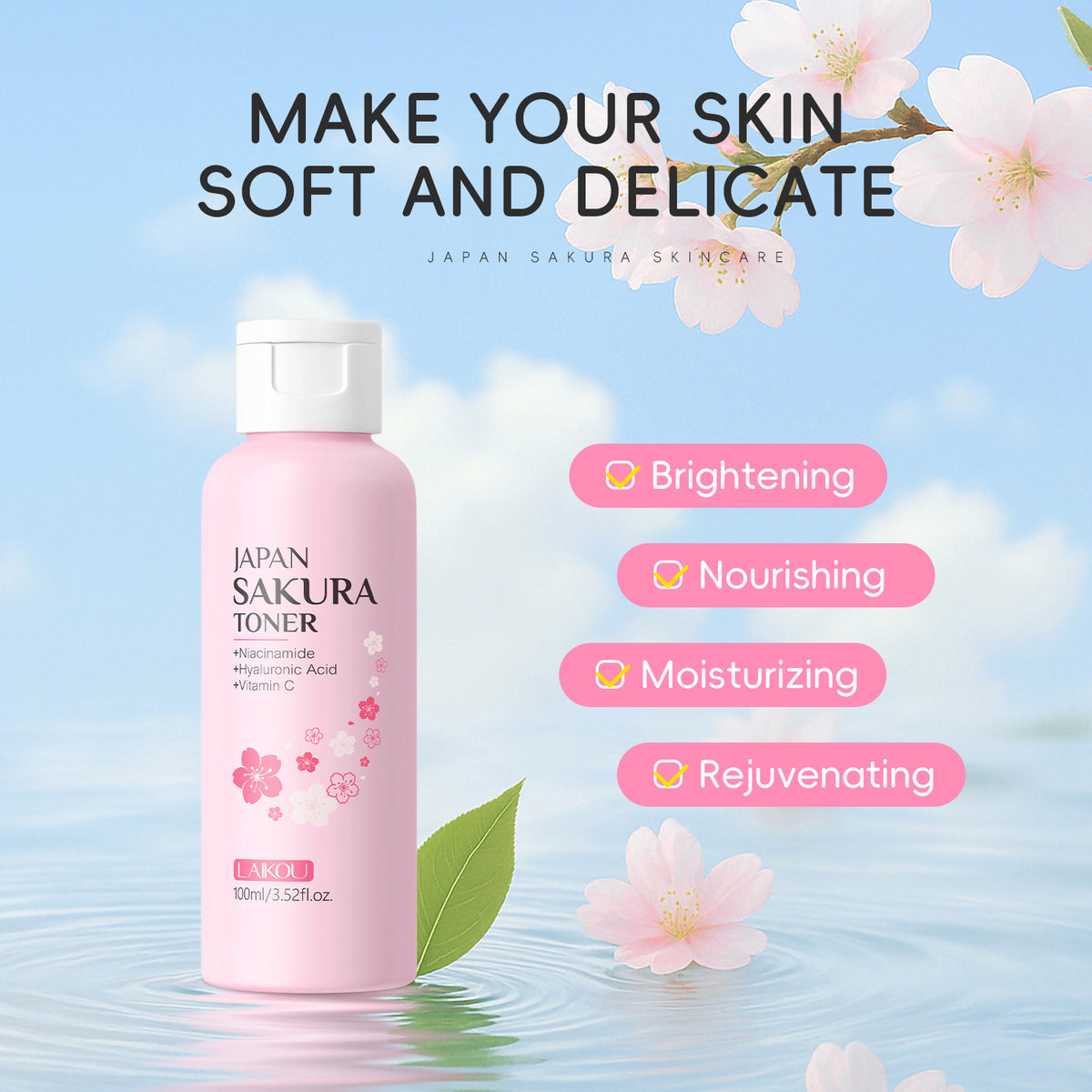 Sakura Refreshing Toner - 100ml