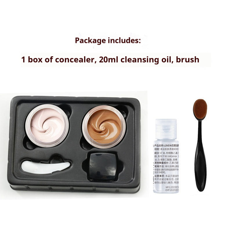 Two-Tone Tattoo Concealer Waterproof & Sweat-Proof Makeup Set