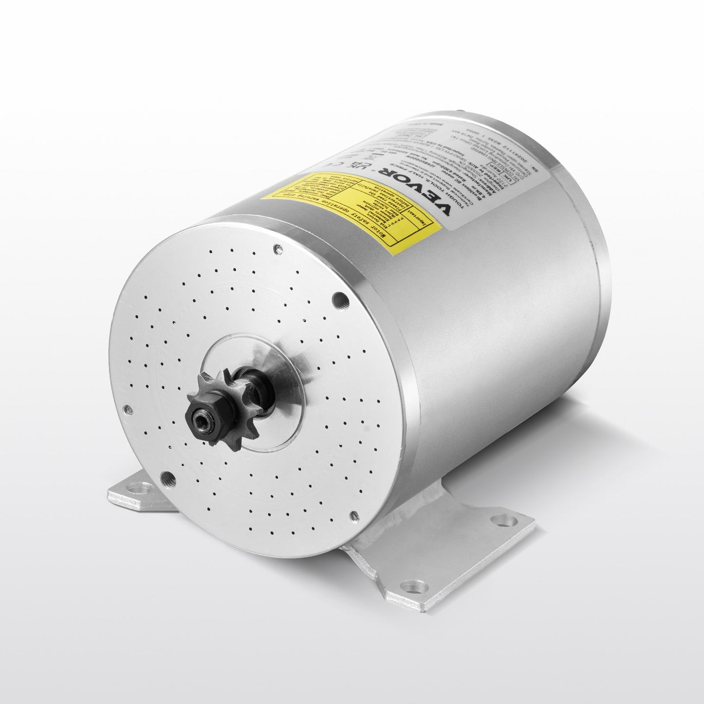 2000W Brushless DC Motor Kit 48V for Electric Bikes & Scooters - Silver