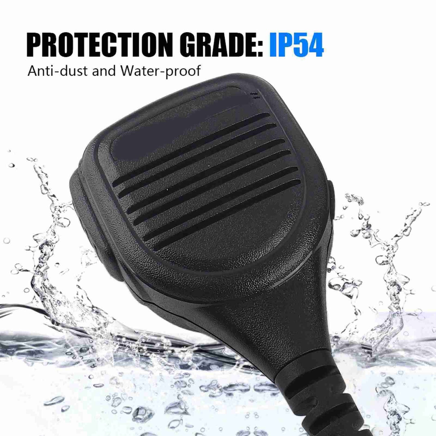 3.5mm Headphone Jack Speaker Mic Talkie Radio Hand Microphone With