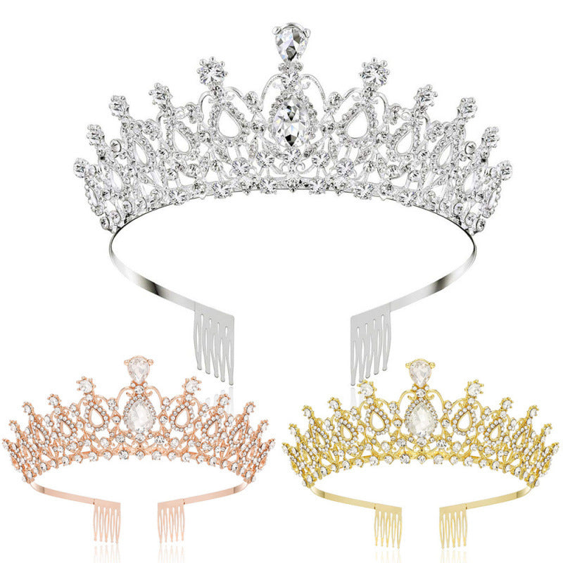 Crystal Diamond Bridal Wedding Headpiece