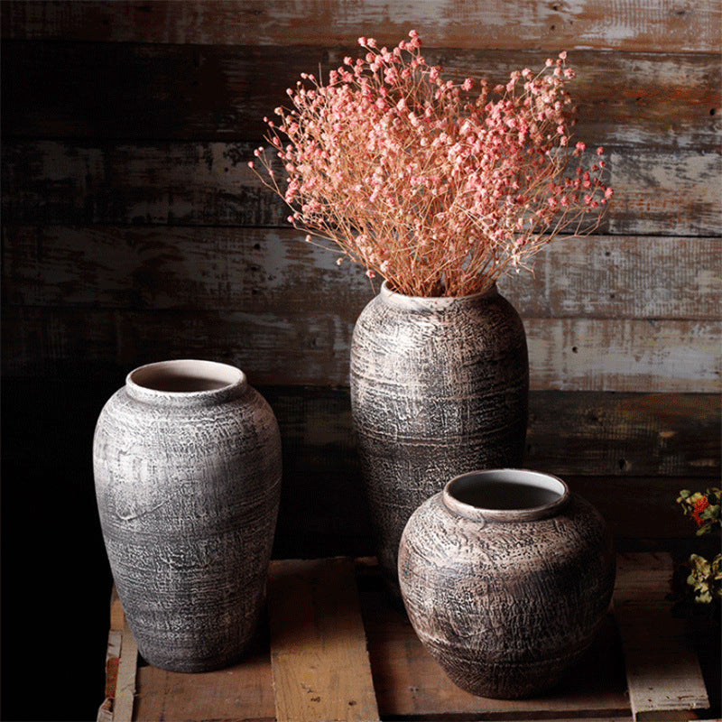 Large Ceramic Floor Vase - Classic Home Decor, Multiple Sizes & Styles
