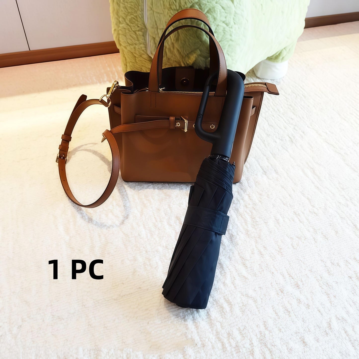 Automatic Foldable Travel Umbrella - Lightweight, Windproof
