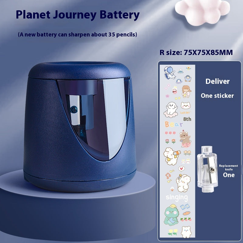 Electric Children's Pencil Sharpener Portable Auto Sharpener for Kids