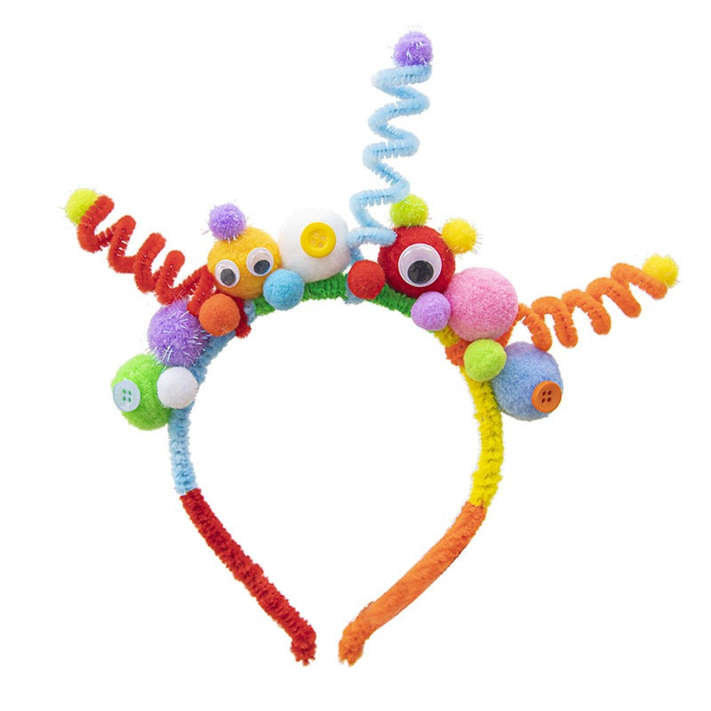 Cartoon Eye Spring Holiday Hairband Set - Colorful Hair Accessories for Kids & Adults