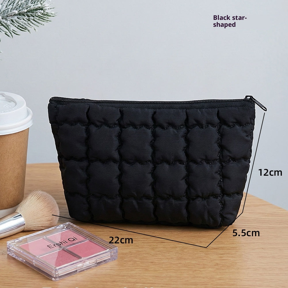 Multicolor Pleated Lightweight Clutch Bag - Stylish Portable Handbag