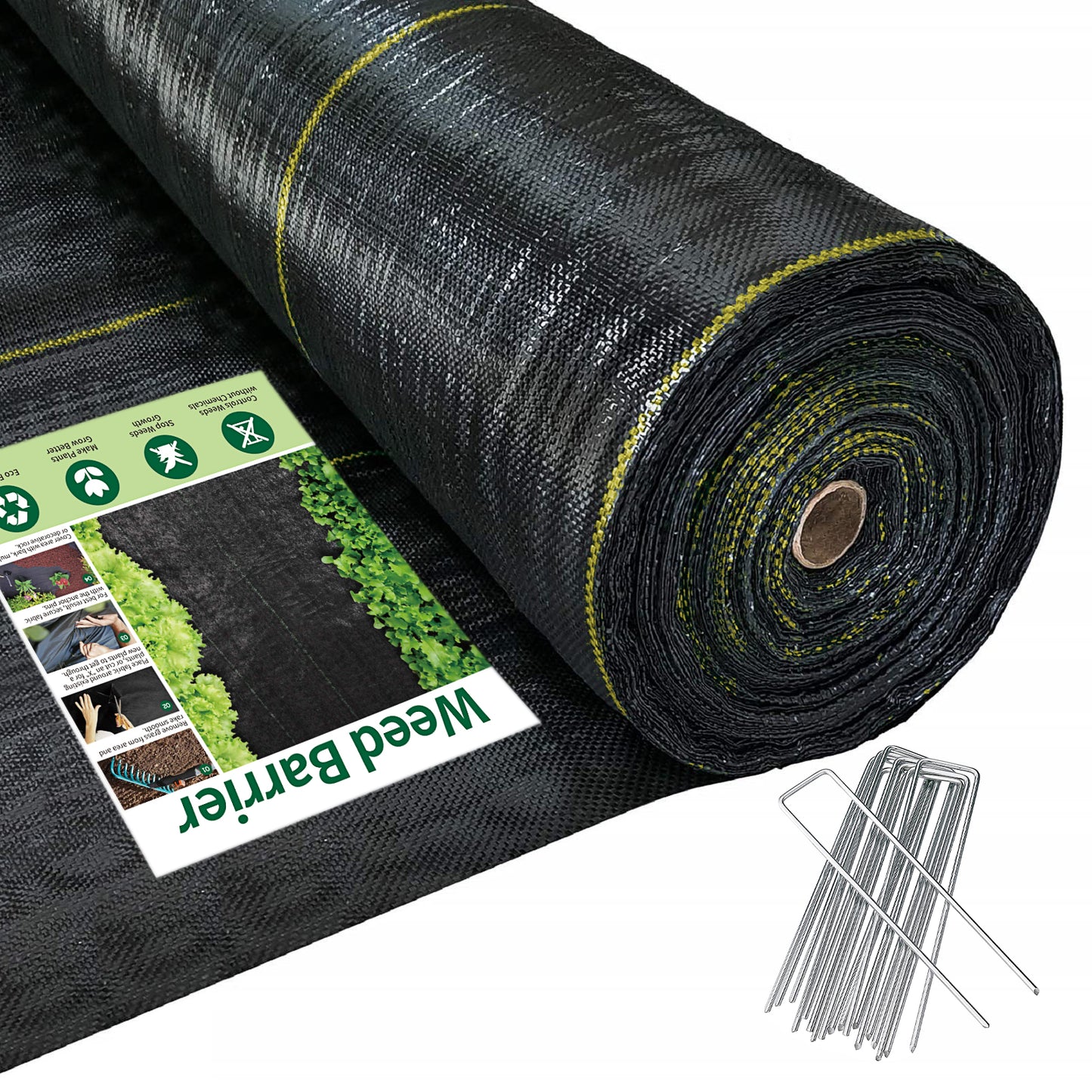 Black Weed Control Landscape Fabric for Garden and Landscaping