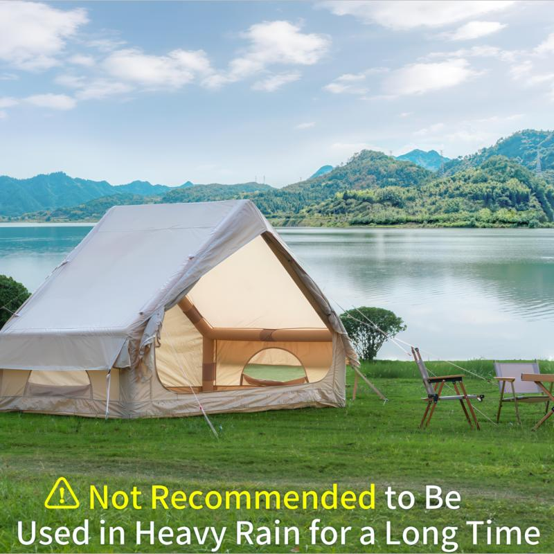 Inflatable Camping Tent for 4-6 People - Waterproof & Easy Setup