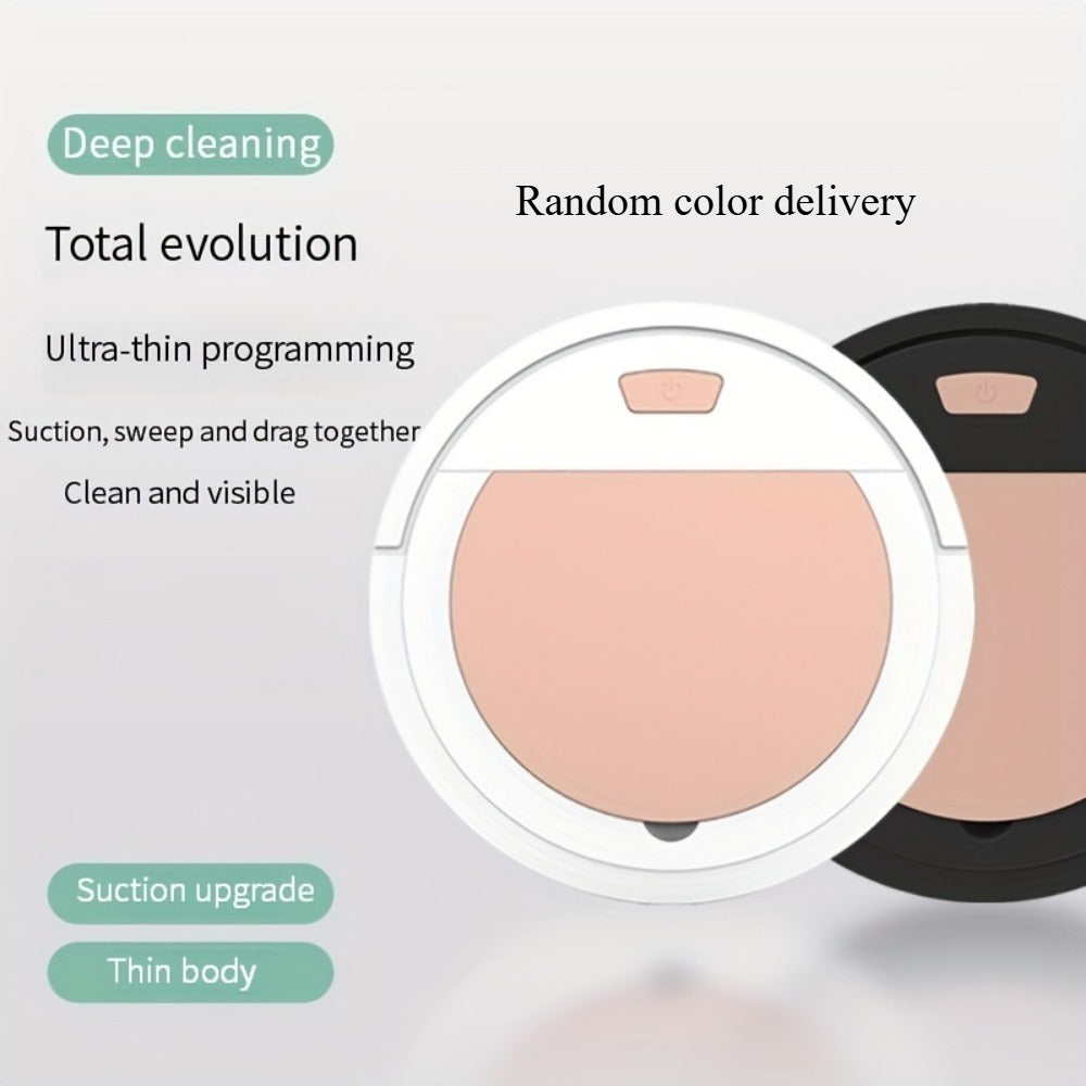Robot Sweeping Vacuum Cleaner with Large Capacity & Low Noise - Thin Design
