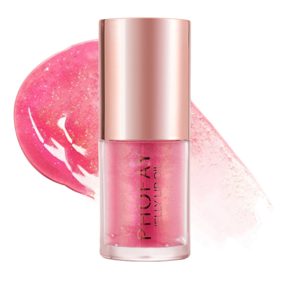 Ultra-Moisturizing Jelly Lip Oil - Non-Sticky Hydrating Lip Gloss