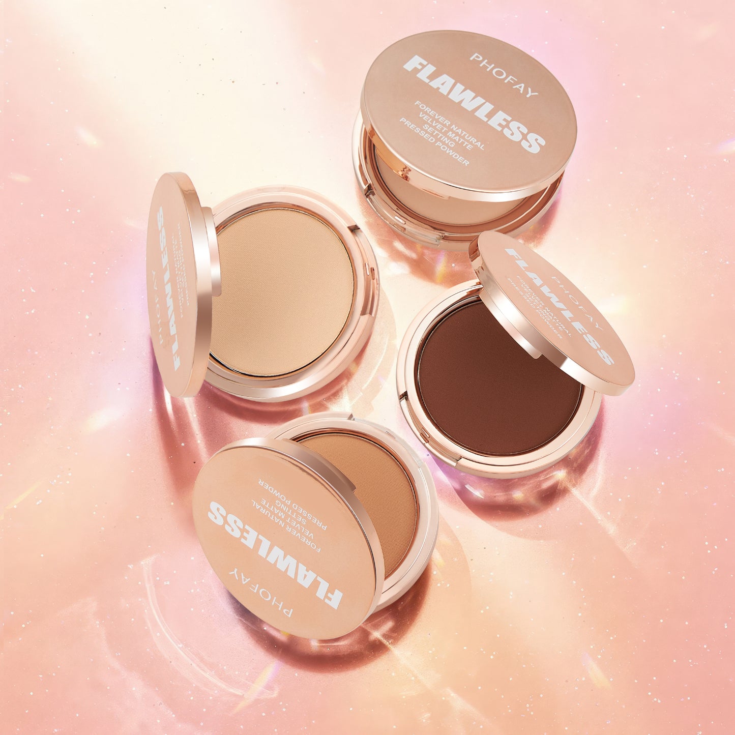 Matte Pressed Setting Powder - Oil Control Face Makeup