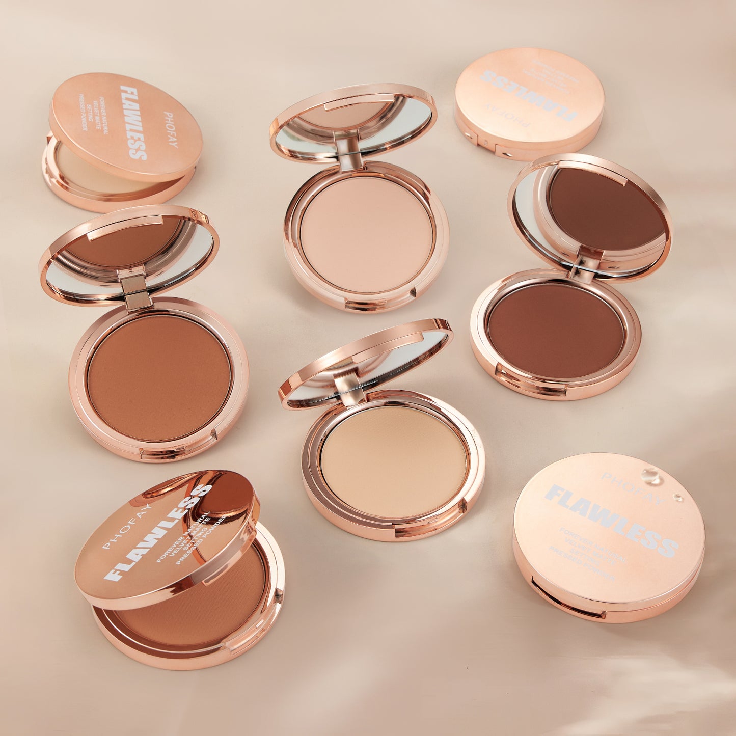 Matte Pressed Setting Powder - Oil Control Face Makeup