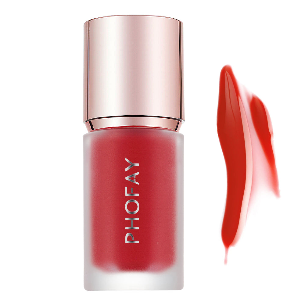 Matte Mousse Liquid Blush - Long-Lasting Blendable Cheek Color