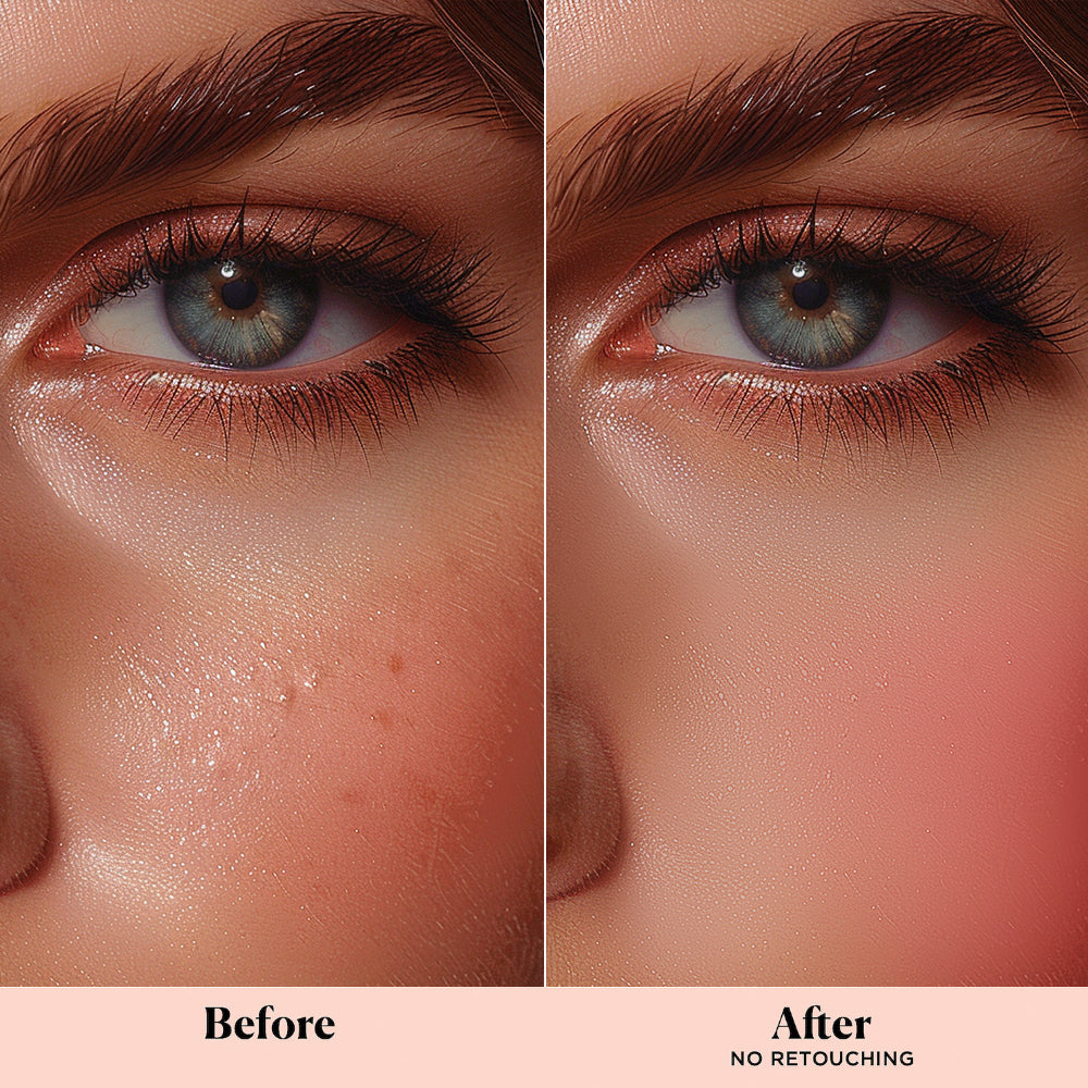 Matte Mousse Liquid Blush - Long-Lasting Blendable Cheek Color