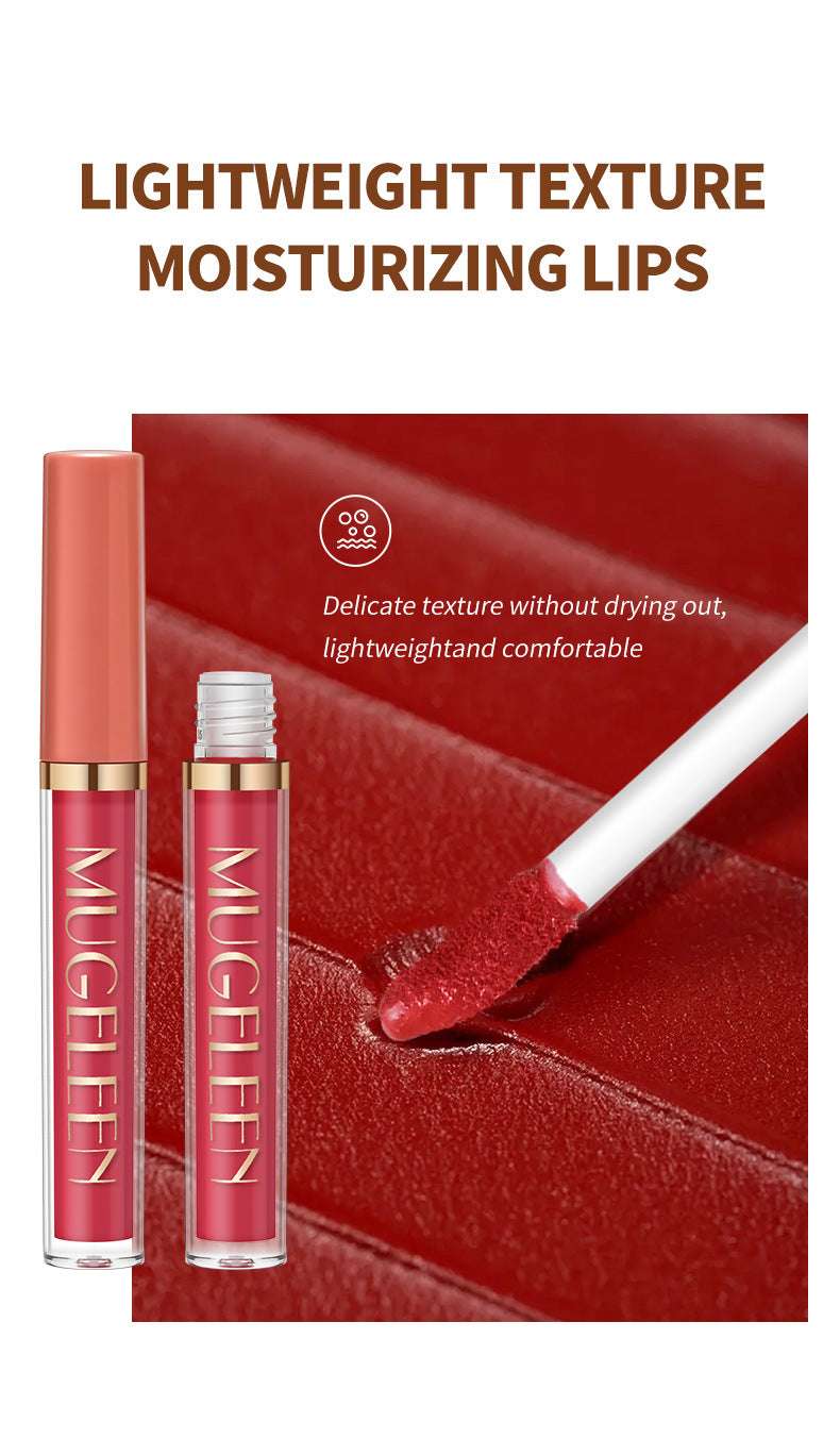 6-Piece Velvet Matte Liquid Lipstick Set - Long-Lasting Waterproof Lip Color