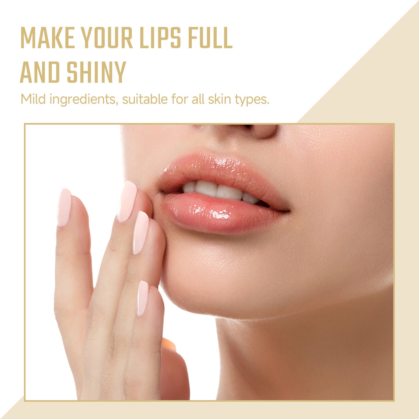 Collagen Lip Mask for Dry Lips - Moisturizing & Hydrating Treatment, 6 Pack