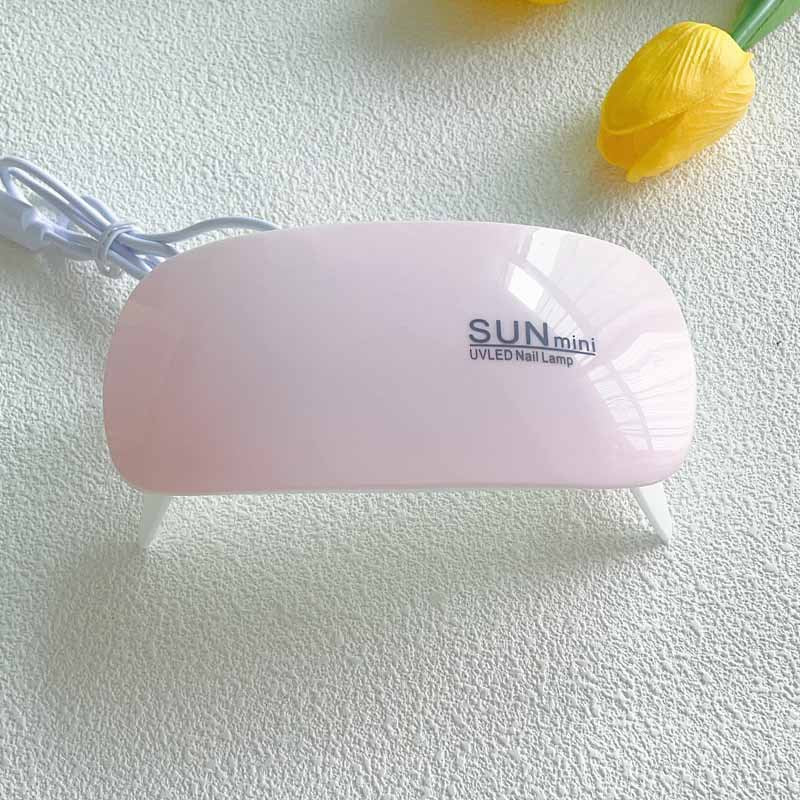 Portable Nail Heating Lamp for Gel Nails and Nail Art - Folding Handheld USB
