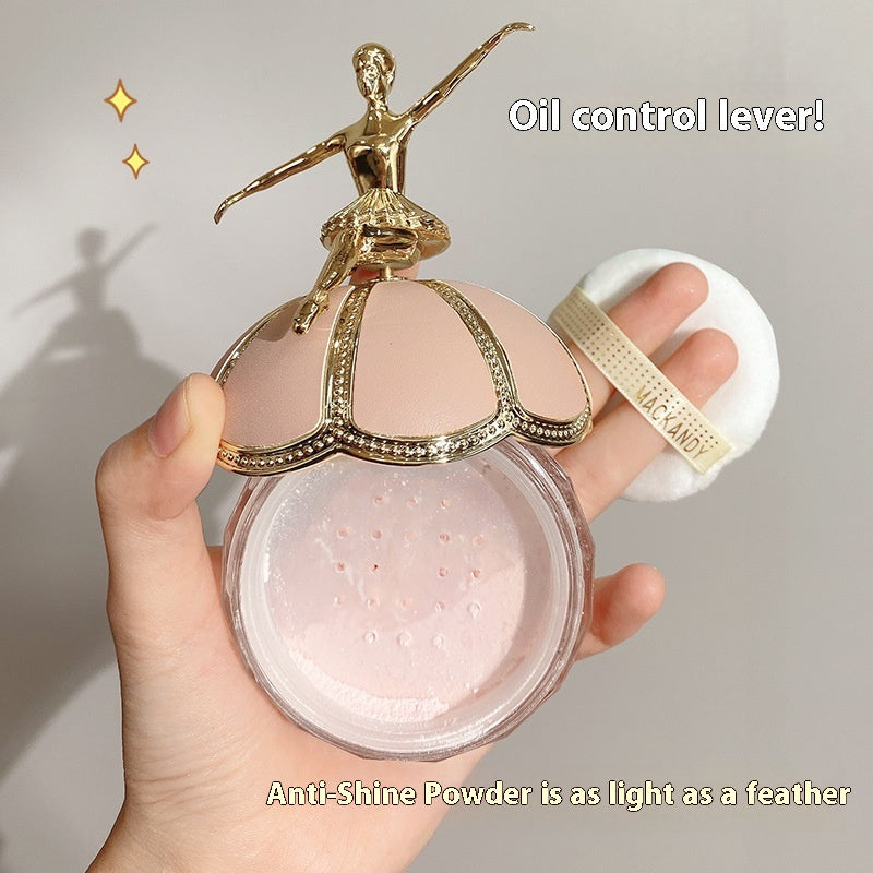 Oil Control Invisible Face Powder Waterproof Makeup Fixer Natural & Cherry Blossom