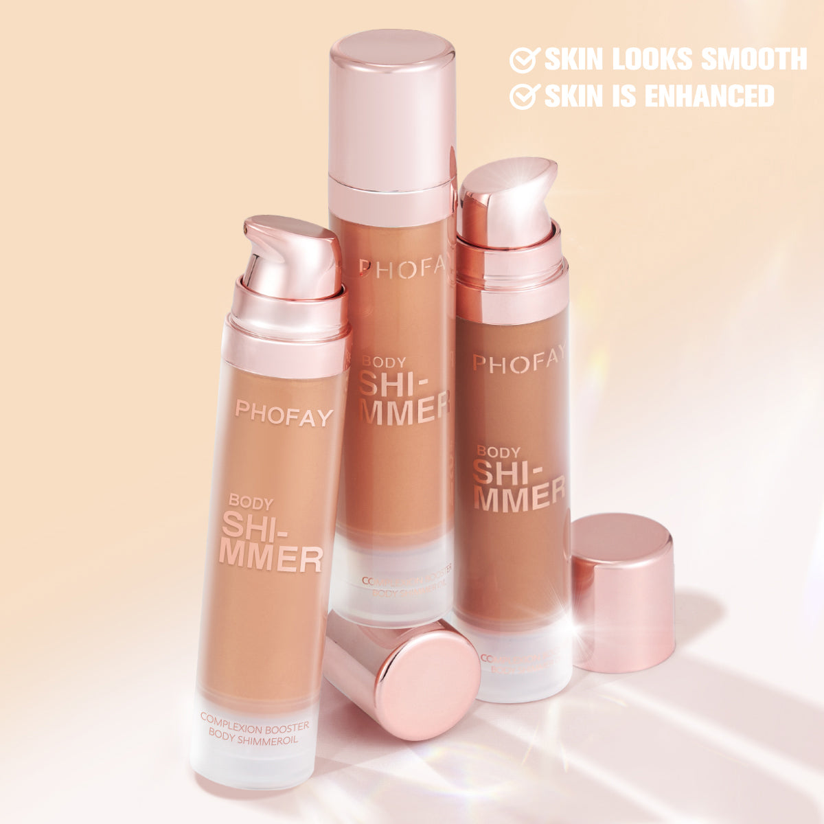 Silky Body Shimmer Oil - Lightweight Illuminating Glow for Skin
