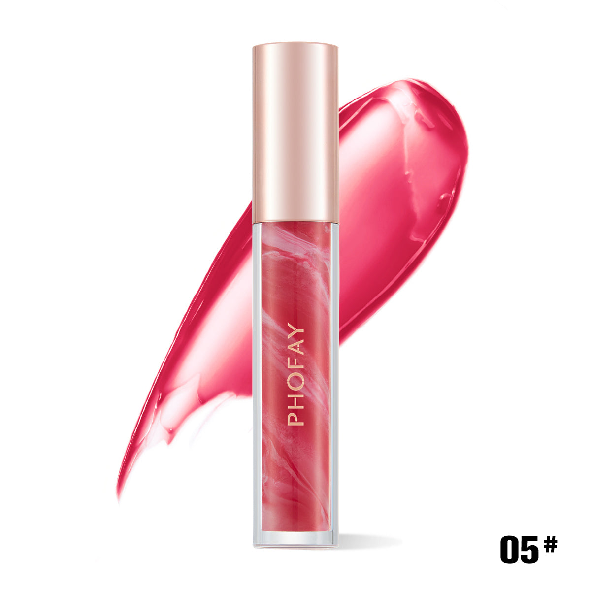 Rose Blooming Hydrating Lip Gloss - Moisturizing Lip Care