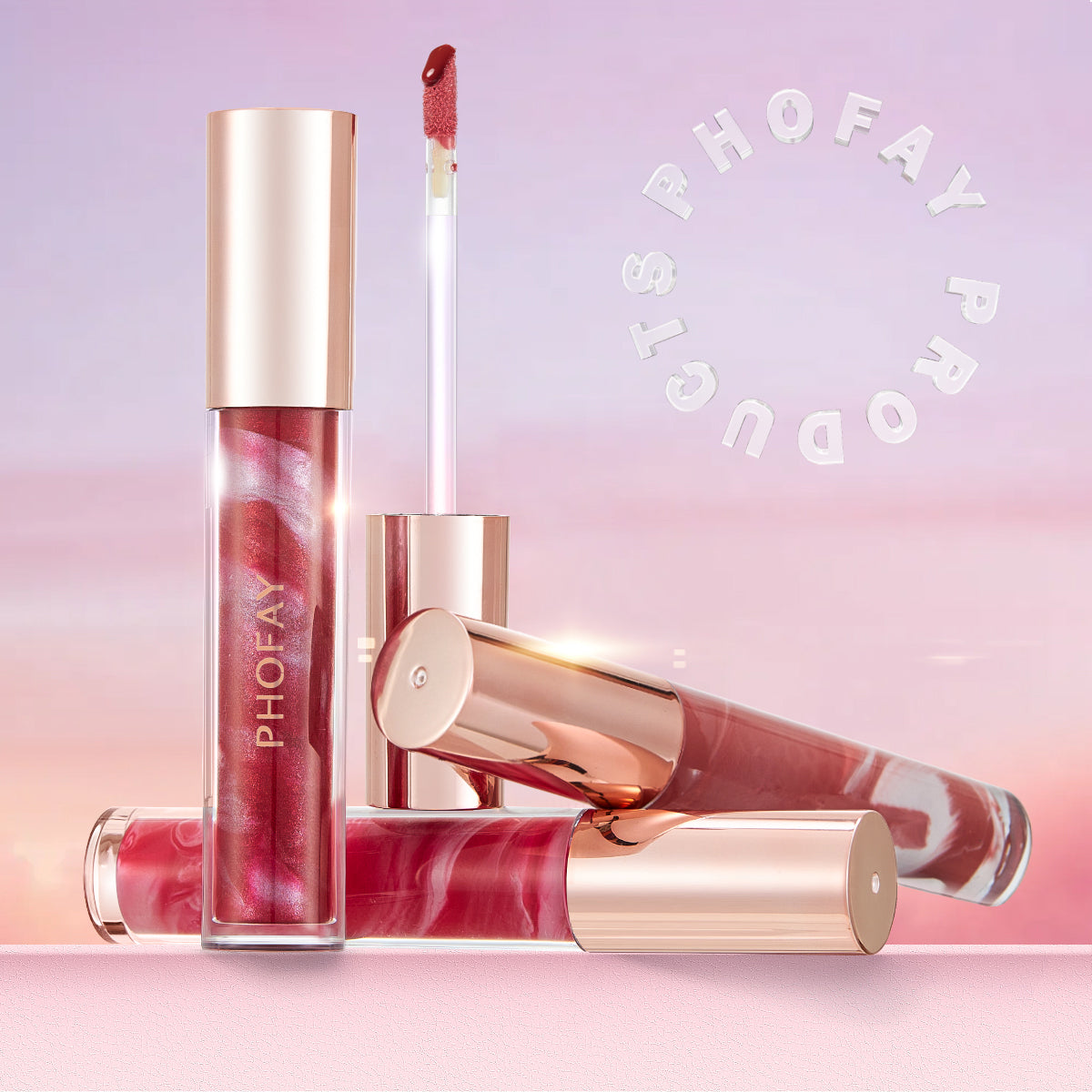 Rose Blooming Hydrating Lip Gloss - Moisturizing Lip Care