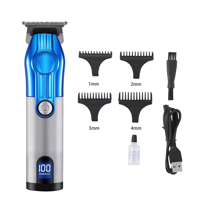 Rechargeable LCD Hair Clipper with Digital Display