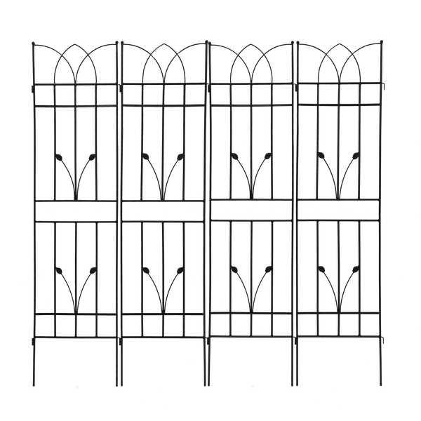 Metal Garden Trellis - 71" x 17.7" Rustproof Climbing Support