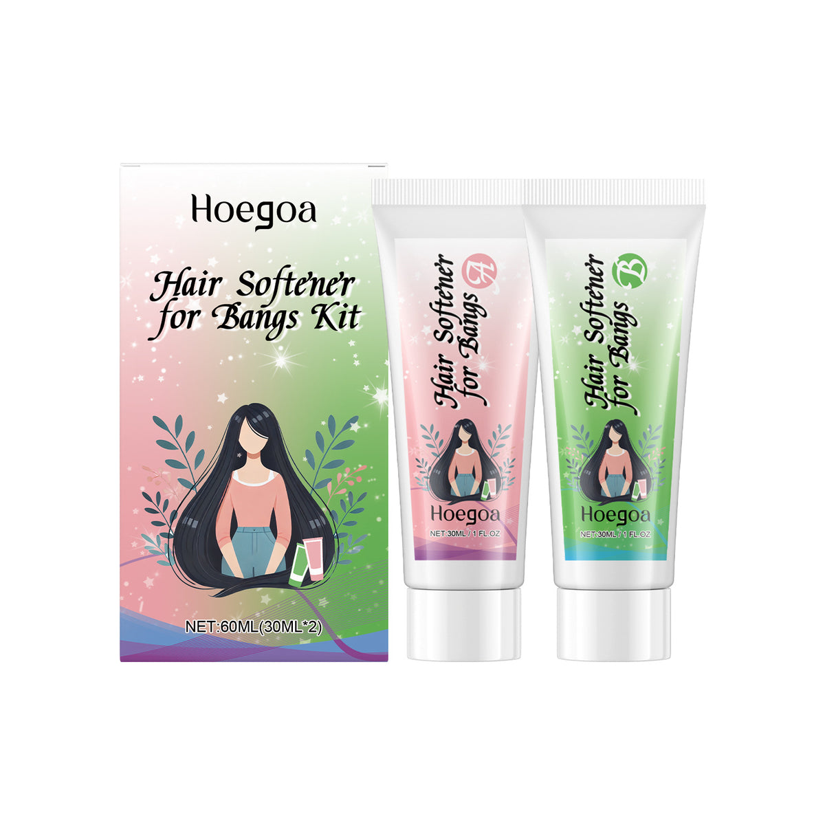 Bangs Softening Care Cream Improve Hair Frizz Moisturizing Luster