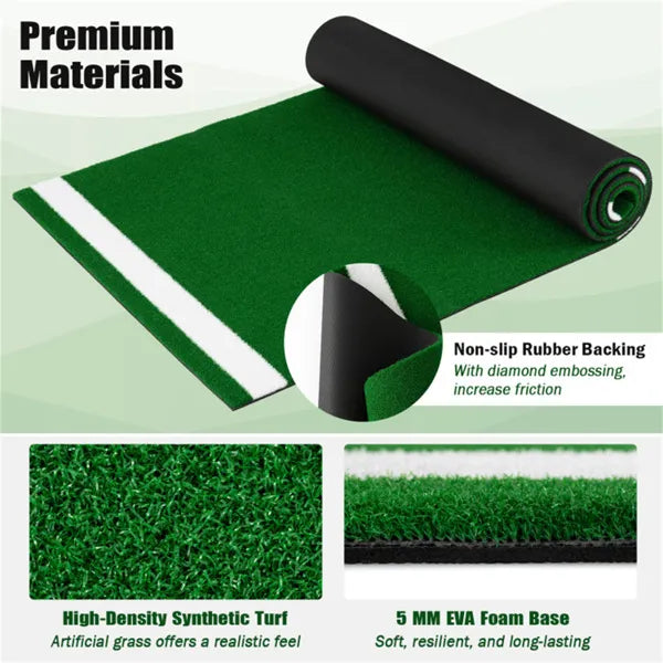 10ft x 3ft Softball Pitching Mat - Indoor & Outdoor Training Aid