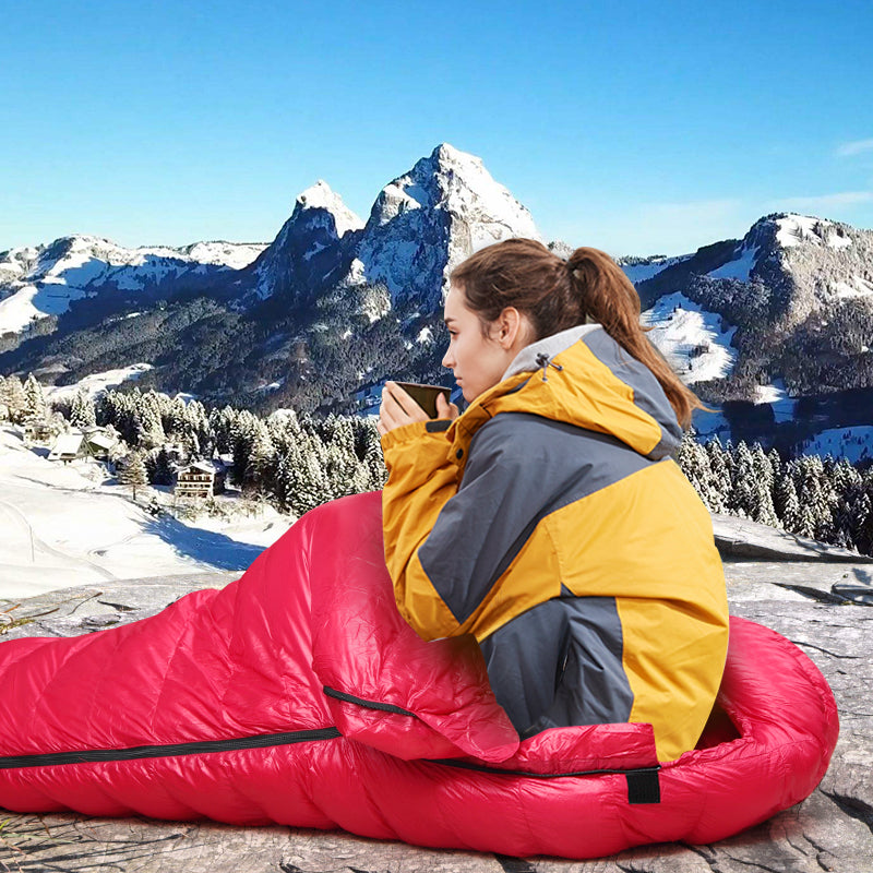 Ultralight Camping Sleeping Bag CW1100 - 195x80cm, 1800g