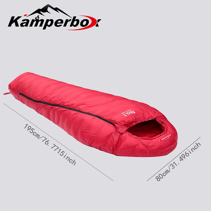 Ultralight Camping Sleeping Bag CW1100 - 195x80cm, 1800g