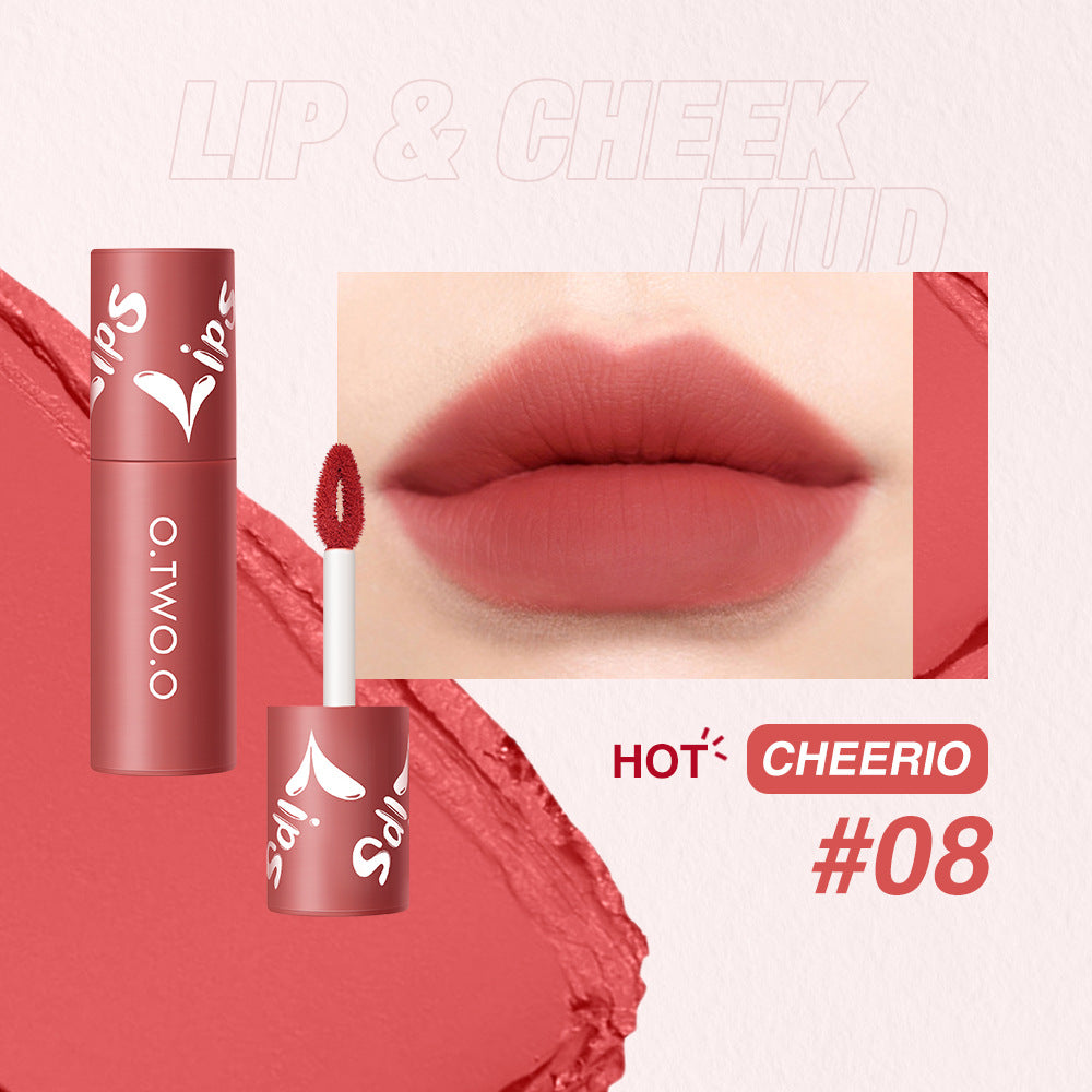 Matte Fog Lip and Cheek Dual-Use Powder Blusher and Lipstick - Air Lip Glaze