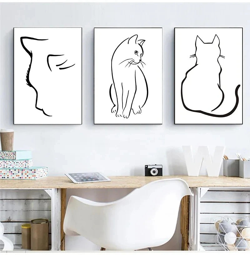 Living Room Decorative Canvas Paintings for Dining & Bedroom - Unframed, Multiple Styles & Sizes