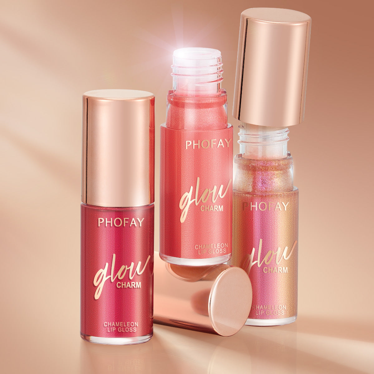 Moisturizing Shimmer Lip Gloss - Hydrating High-Shine Formula