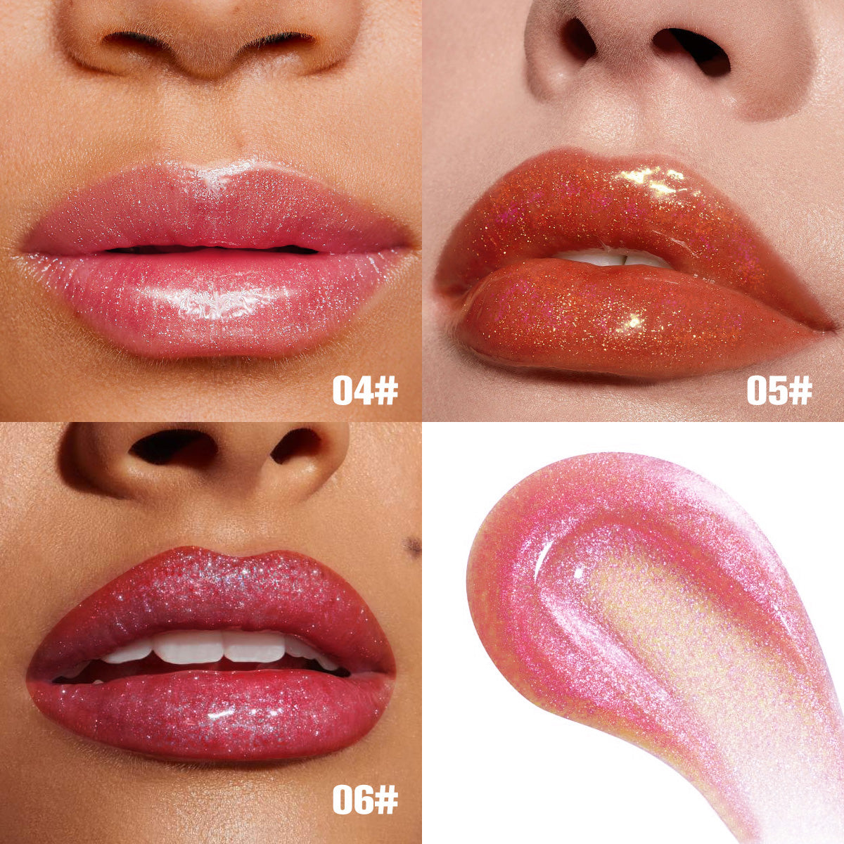Moisturizing Shimmer Lip Gloss - Hydrating High-Shine Formula