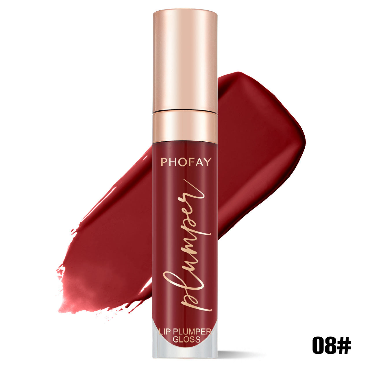 Shiny Lip Plumper Gloss - Hydrating High-Shine Volumizing Lip Makeup