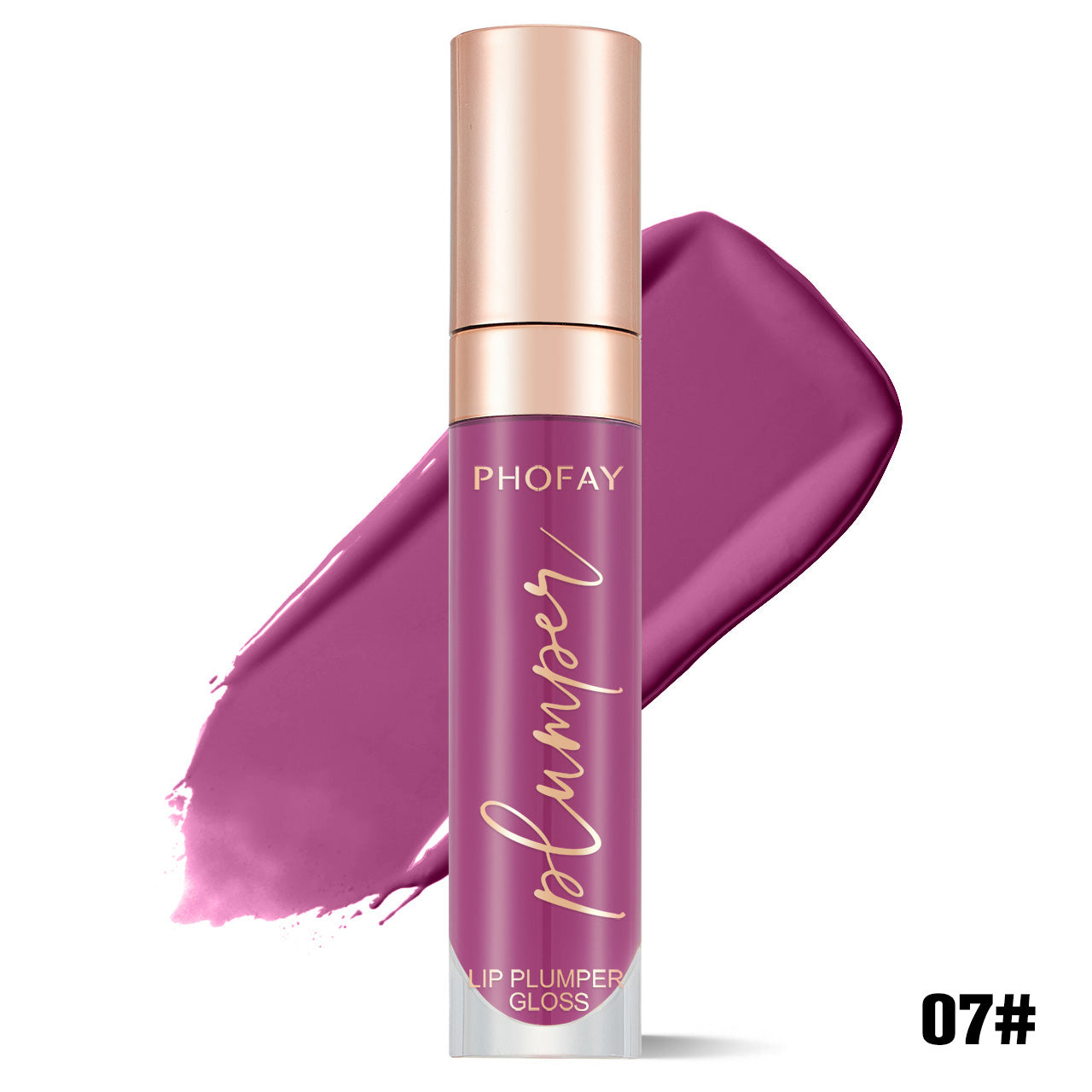 Shiny Lip Plumper Gloss - Hydrating High-Shine Volumizing Lip Makeup