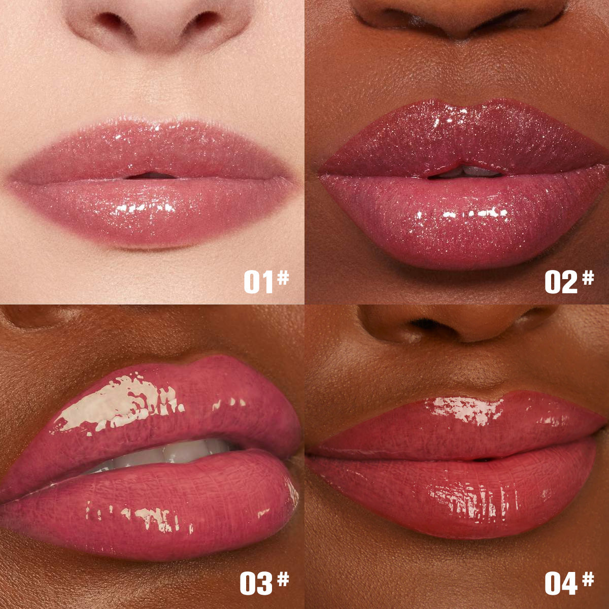 Shiny Lip Plumper Gloss - Hydrating High-Shine Volumizing Lip Makeup