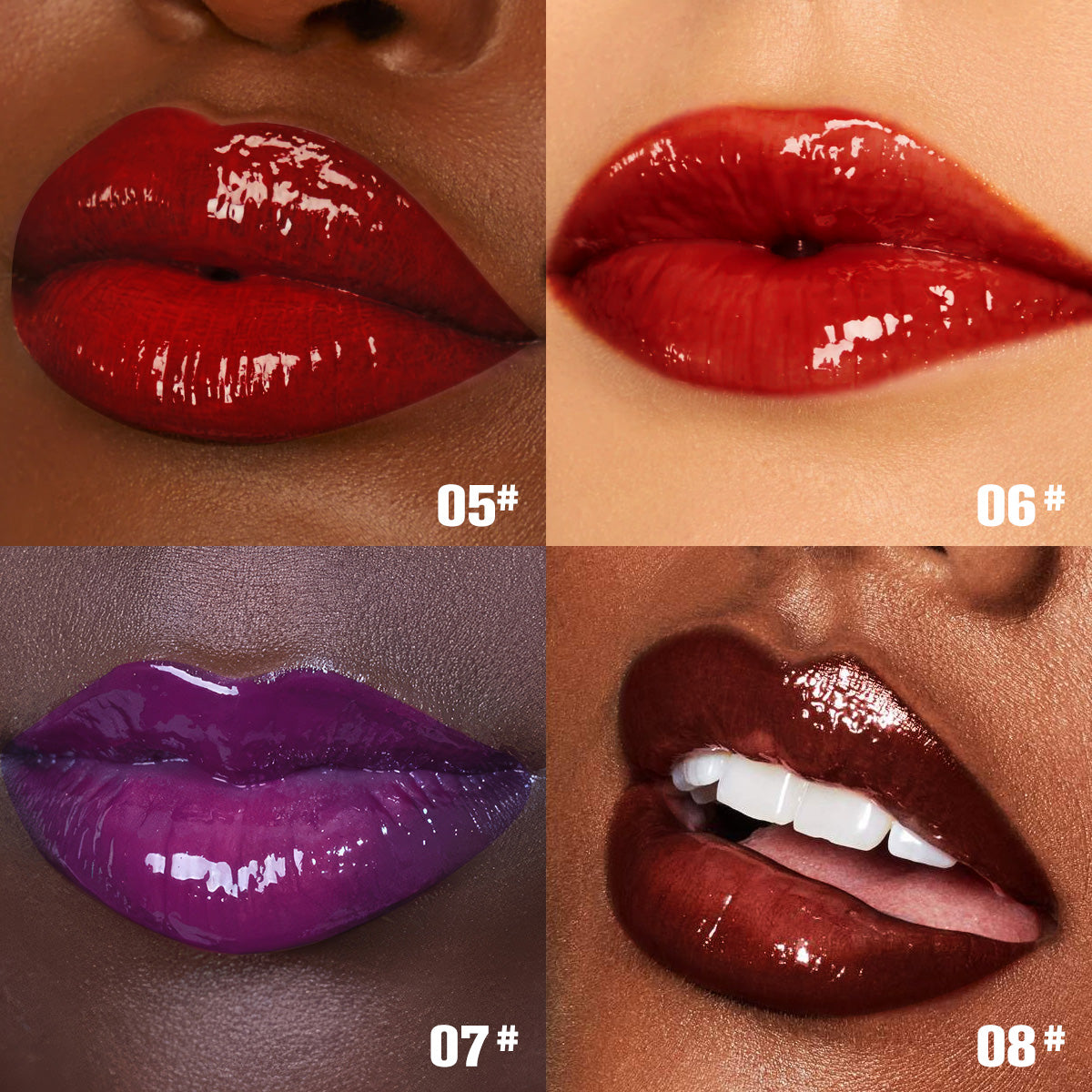 Shiny Lip Plumper Gloss - Hydrating High-Shine Volumizing Lip Makeup