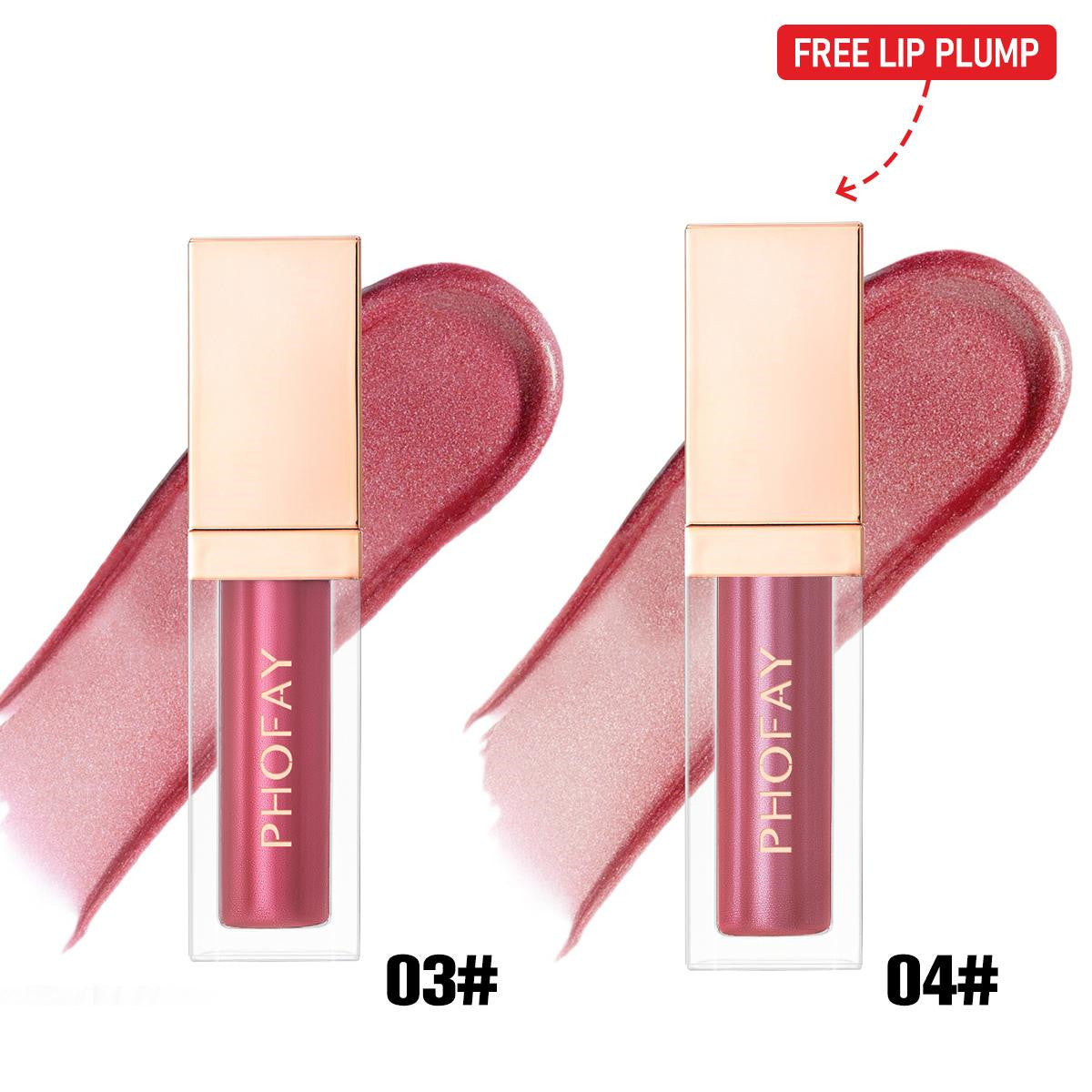Ultra-Glossy High-Shine Lip Gloss Set - Long-Lasting Hydrating Finish