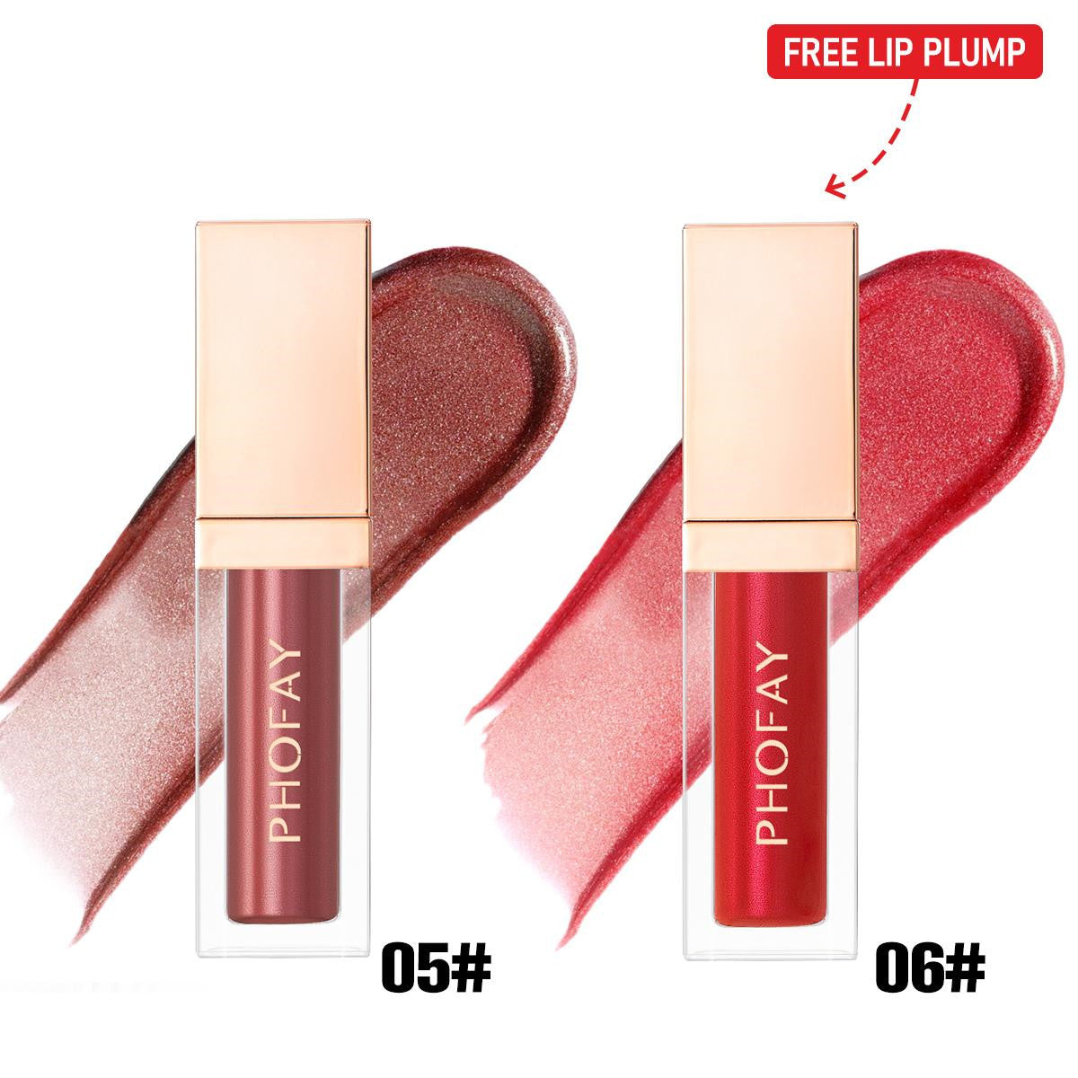 Ultra-Glossy High-Shine Lip Gloss Set - Long-Lasting Hydrating Finish