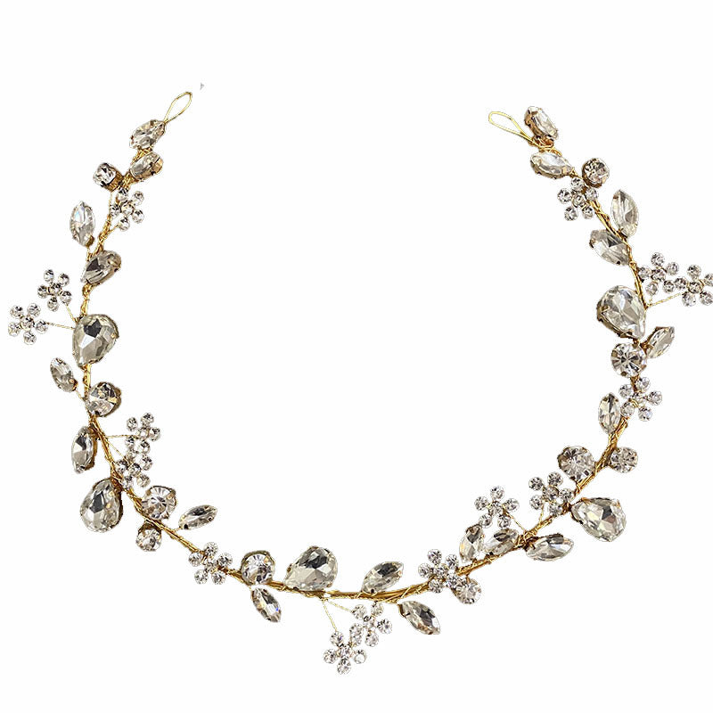 Rhinestone Flower Headband