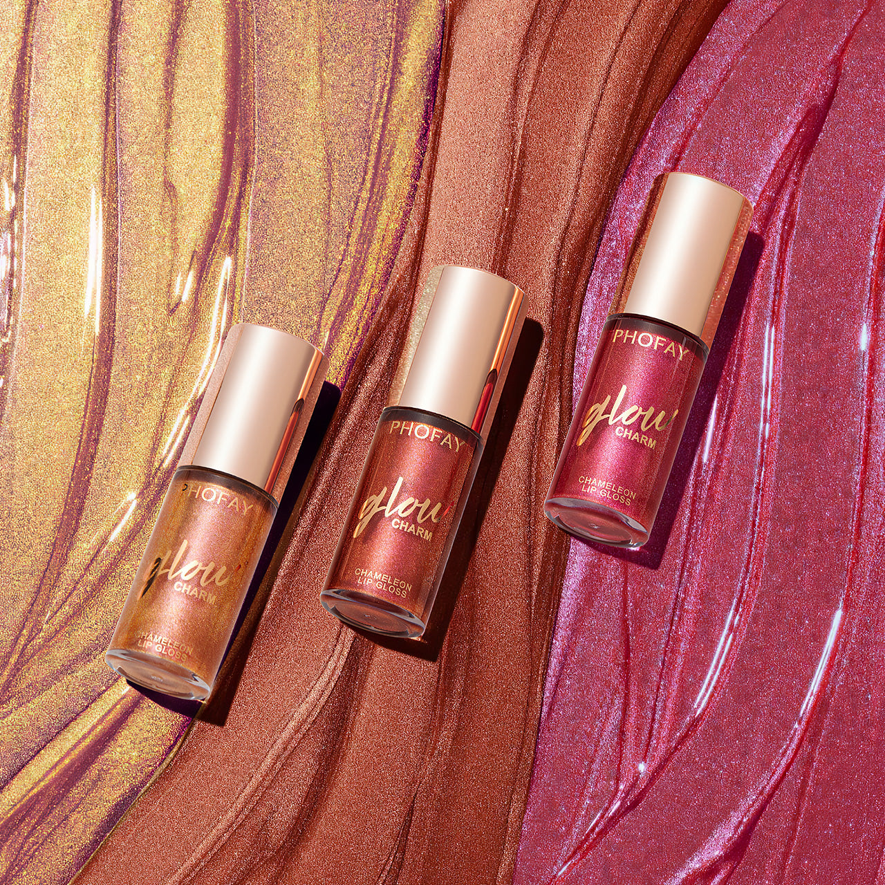 Moisturizing Shimmer Lip Gloss - Hydrating High-Shine Formula