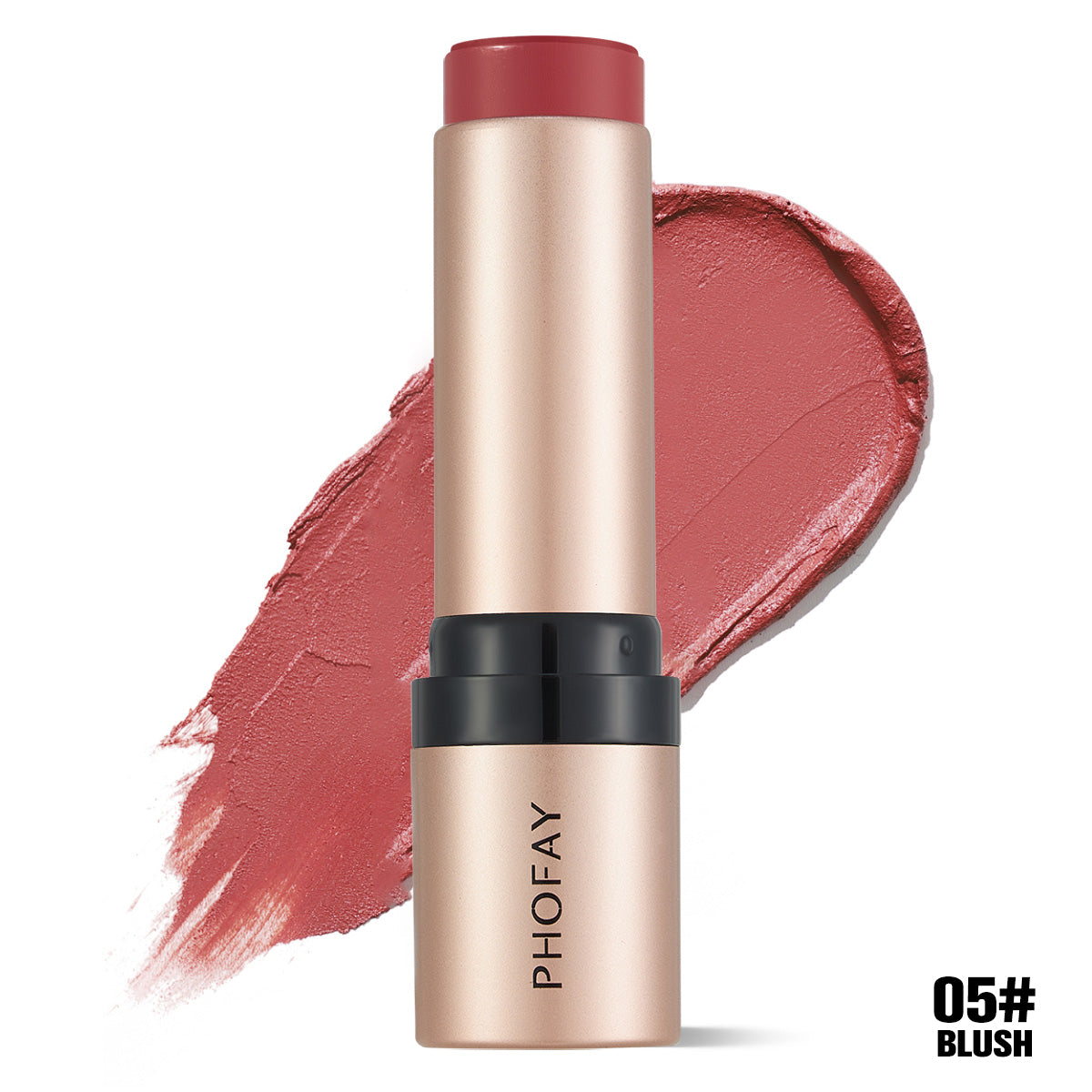 Cream Contour Stick with Built-in Blending Brush - Sculpting Face Makeup