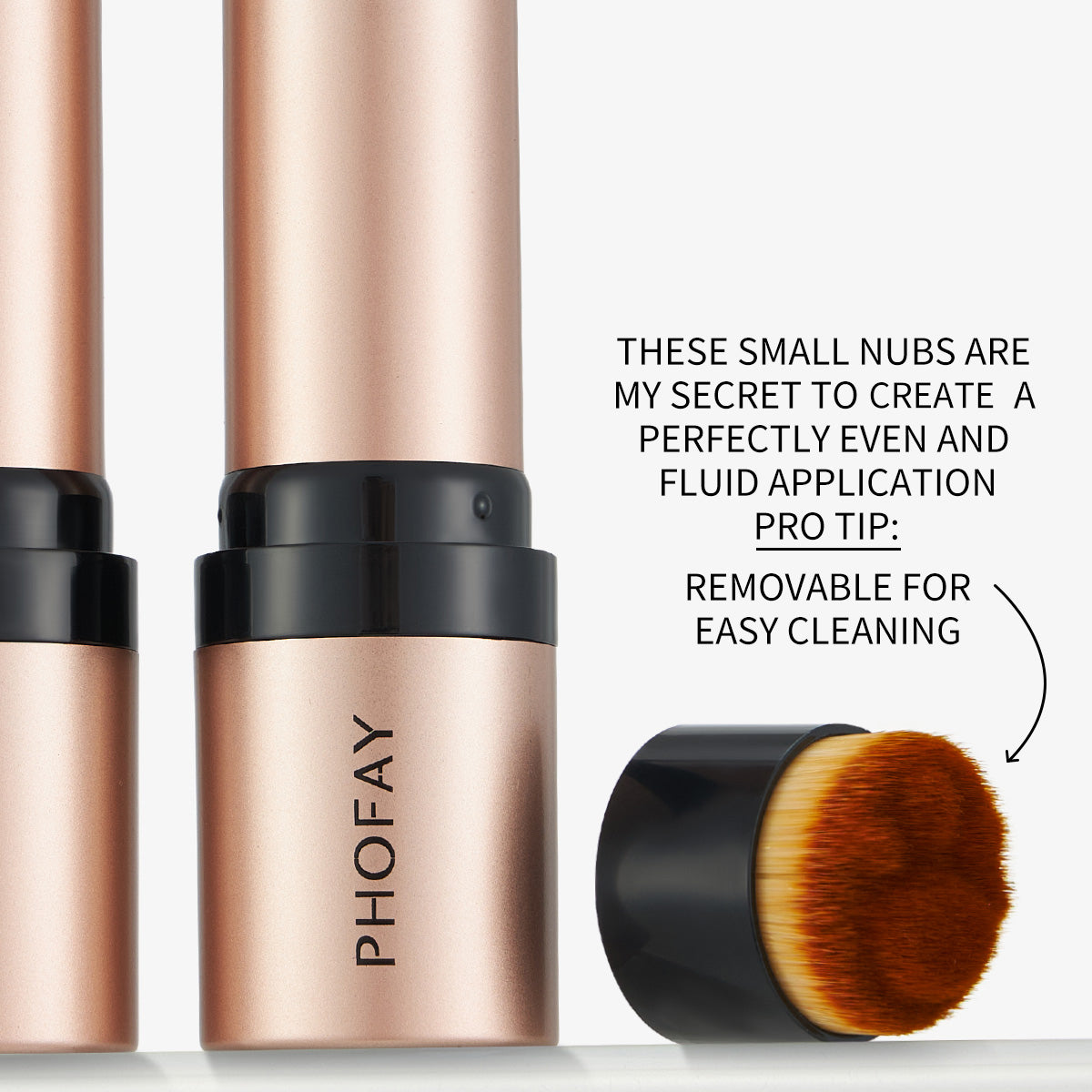 Cream Contour Stick with Built-in Blending Brush - Sculpting Face Makeup