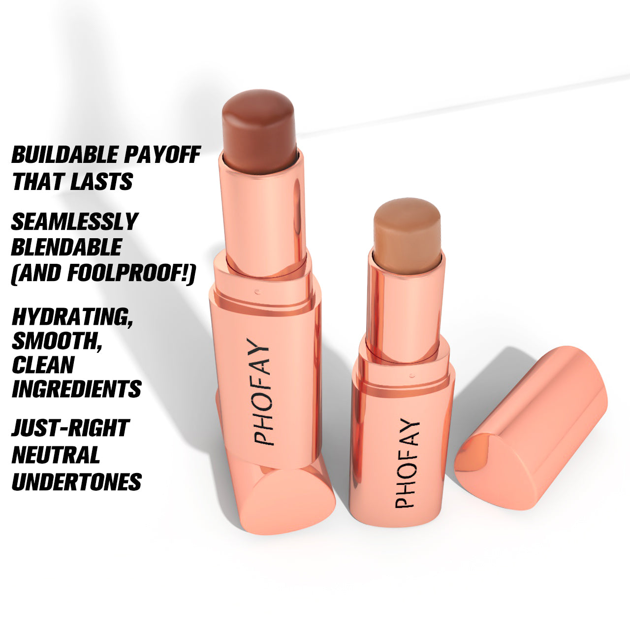Cream Contour Stick - Smooth & Weightless Matte Face Sculpting Makeup