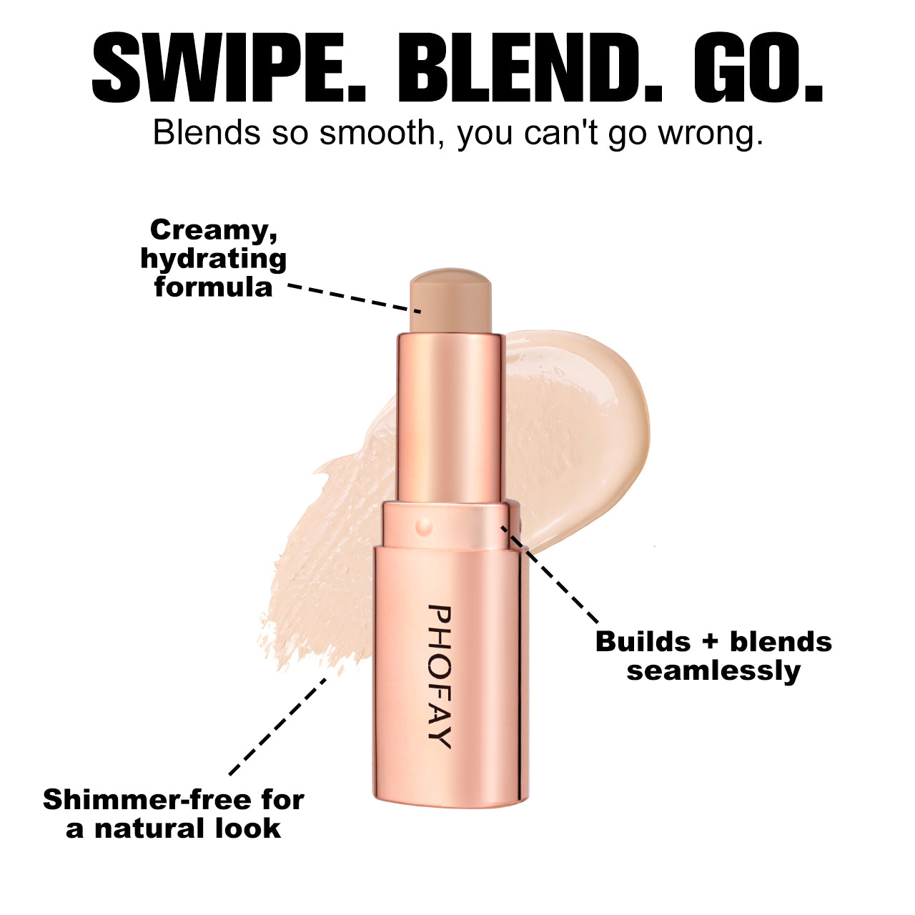 Cream Contour Stick - Smooth & Weightless Matte Face Sculpting Makeup